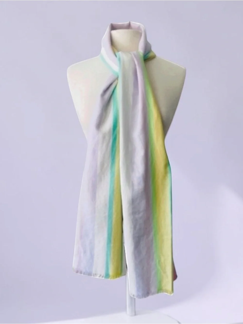 ETRO Cashmere Silk Blend Scarf Shawl New 27x76